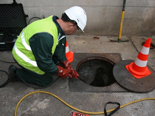 Inspection télévisée des réseaux d'assainissement